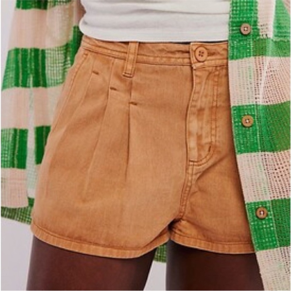 Free People Nora Mini Trouser Shorts Sz 0 NWOT